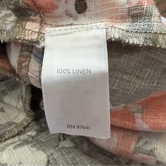 J. Jill Linen Caraway Fresh Bloom Floral Dress - Picture 5 of 16